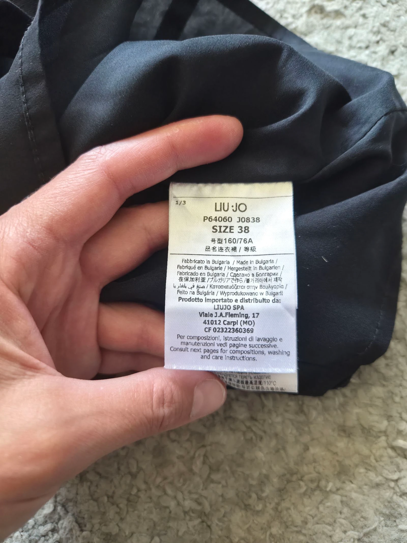 Black sheath dress Liu Jo Size XS – photo 7